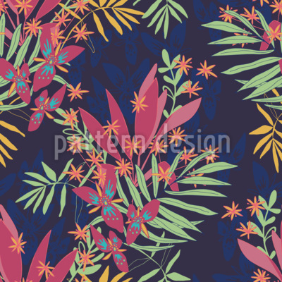 Escondite tropical Estampado Vectorial Sin Costura