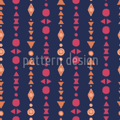 Líneas tribales Estampado Vectorial Sin Costura