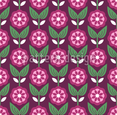 Sueño floral abstracto Estampado Vectorial Sin Costura