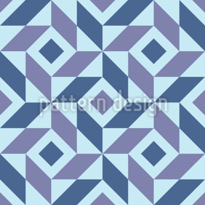 Armonía simétrica Estampado Vectorial Sin Costura