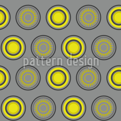 Psykedeliska cirklar och trianglar Sömlös vektormönsterdesign