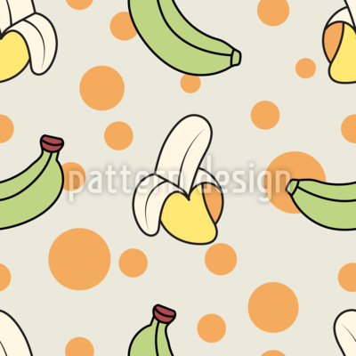 Bananen-Pop Nahtloses Vektormuster