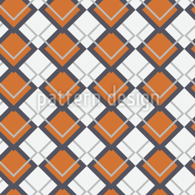 Cuadrados sobre cuadrados Estampado Vectorial Sin Costura