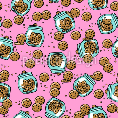 Galletas Estampado Vectorial Sin Costura