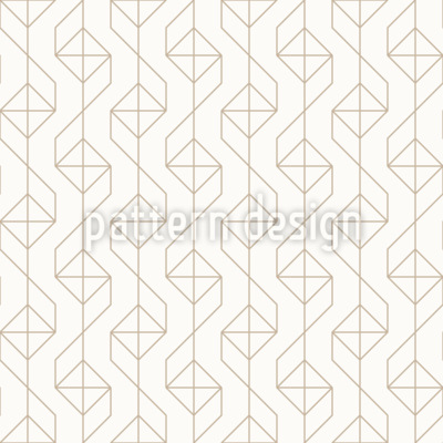 El diamante resuena en armonía vertical Estampado Vectorial Sin Costura