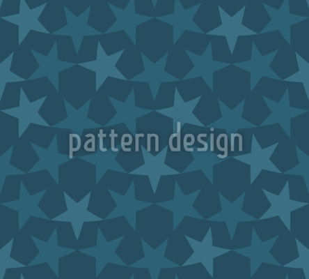 Estrellas festivas simples Estampado Vectorial Sin Costura