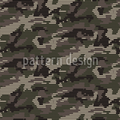 Camouflage des lignes diagonales Motif Vectoriel Sans Couture