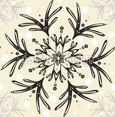 Nieve artificial Estampado Vectorial Sin Costura