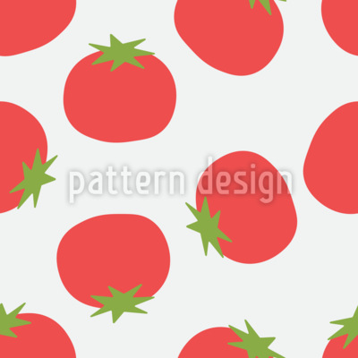 Tomatenfeld Nahtloses Vektormuster