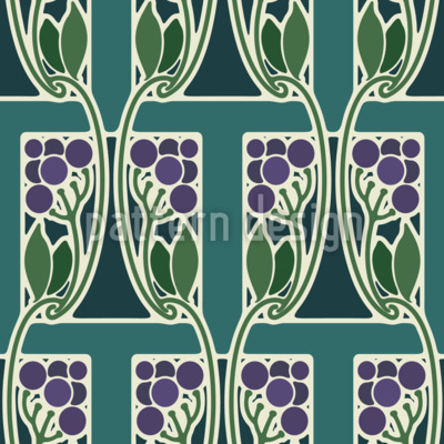 Cerises carrées Motif Vectoriel Sans Couture