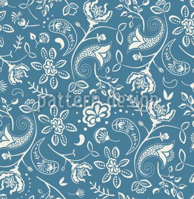 Les murmures de Bohemian Bloom Motif Vectoriel Sans Couture