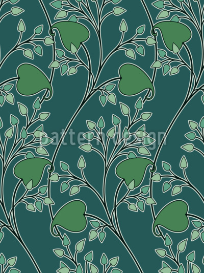 Sommarmurgröna Sömlös vektormönsterdesign