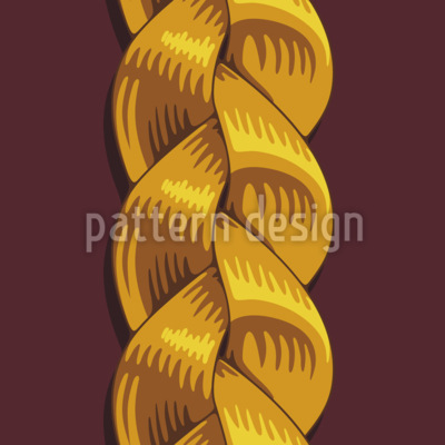 Geflochtenes Band Nahtloses Vektormuster