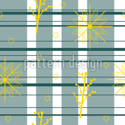 Invierno en tela escocesa Estampado Vectorial Sin Costura