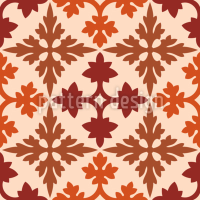 Cruz Bloom Estampado Vectorial Sin Costura