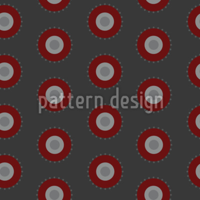 Circles Over Circles Seamless Vector Pattern Design