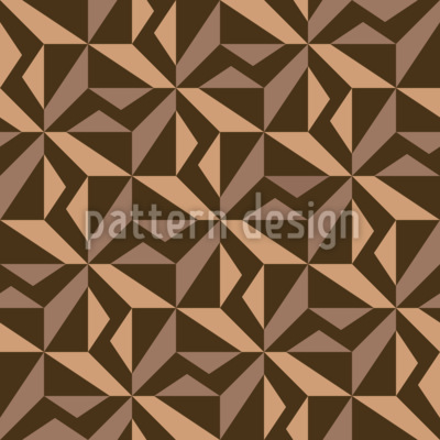 Geometric Radial Stars Seamless Vector Pattern Design