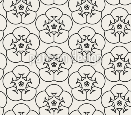 Azulejos de flor de cerezo Estampado Vectorial Sin Costura