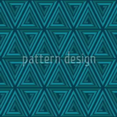 Tiefsee-Dreiecke Nahtloses Vektormuster