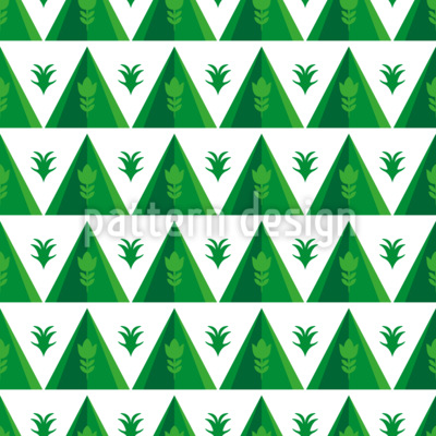 Moderne botanische Geometrie Nahtloses Vektormuster