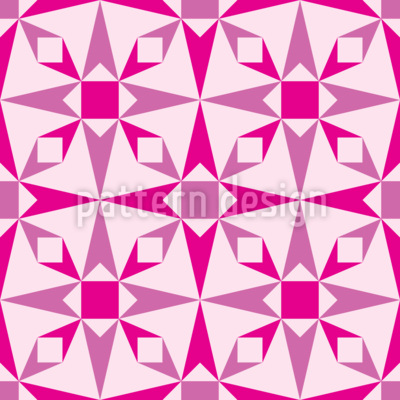 Spitze Sterngeometrie Nahtloses Vektormuster