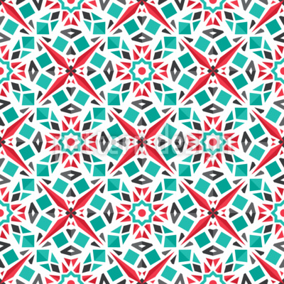 Arabische Mosaikfliese Nahtloses Vektormuster