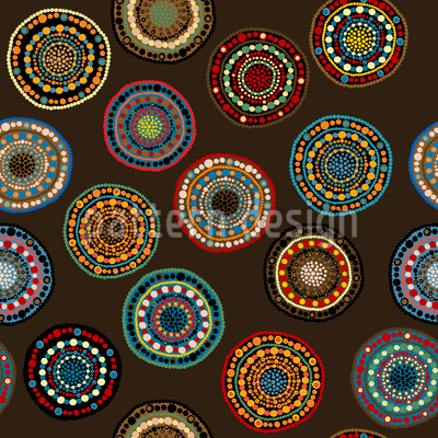 Lebendiges Kontinuum Nahtloses Vektormuster