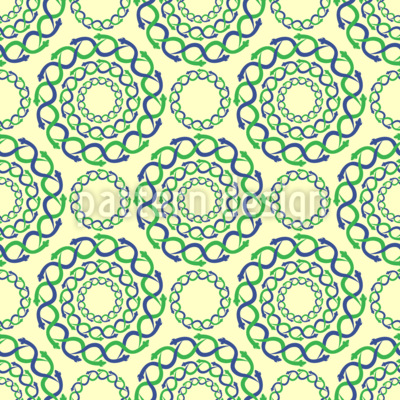 Serpents magiques Motif Vectoriel Sans Couture