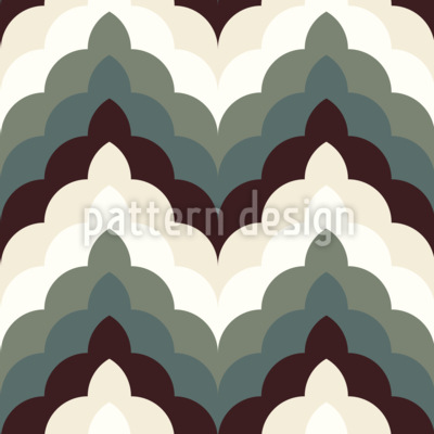 Chevron &agrave; bords en dentelle Motif Vectoriel Sans Couture