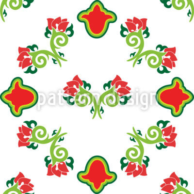 L'h&eacute;ritage tatar Motif Vectoriel Sans Couture