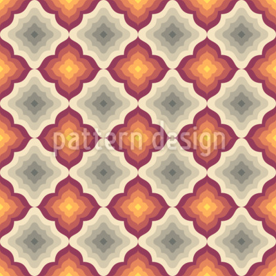 Memoria de puesta de sol Estampado Vectorial Sin Costura