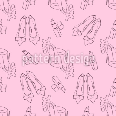 Feminino Design de padr&atilde;o vetorial sem costura