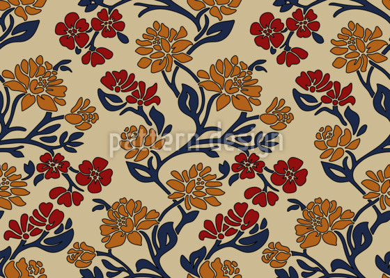 Vintage atemporal Estampado Vectorial Sin Costura