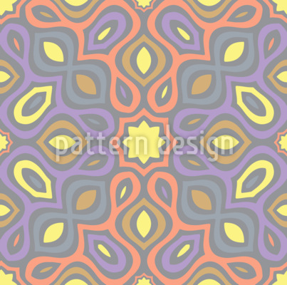 Pastel Pulse Motif Vectoriel Sans Couture