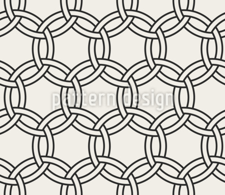Cercles imbriqu&eacute;s Motif Vectoriel Sans Couture