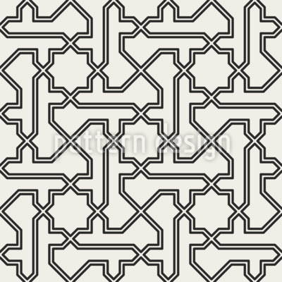 Herencia persa Estampado Vectorial Sin Costura