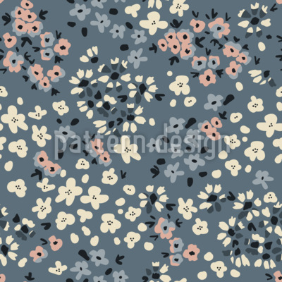 ディッツィ・リバティ・フローラル シームレスなベクトルパターン設計