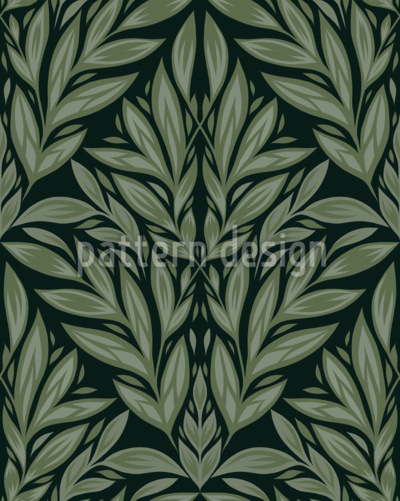 Fogliame mistico disegni vettoriali senza cuciture