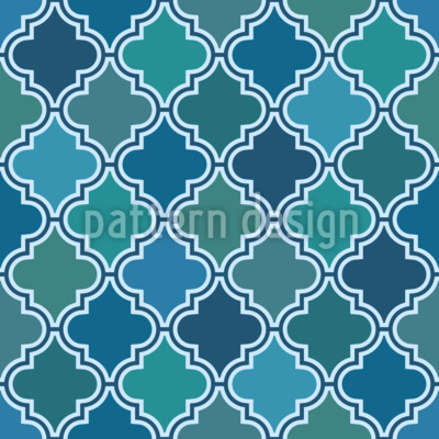 Piastrelle quadrilobate marocchine disegni vettoriali senza cuciture