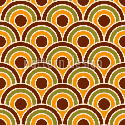 复古圆圈秤 无缝矢量模式设计