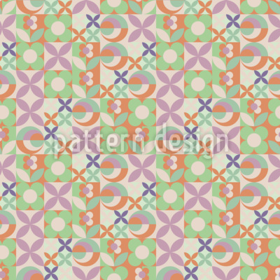 Geometrische Sammlungen Nahtloses Vektormuster