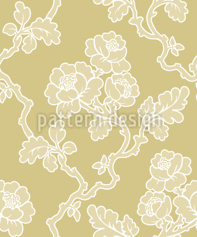 Camelias vintage Estampado Vectorial Sin Costura