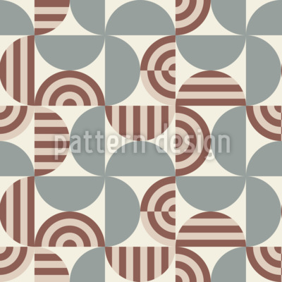 Geometrische Retro-Kollektion Nahtloses Vektormuster