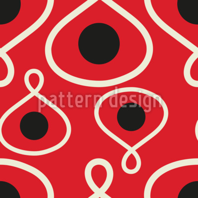 Abstract Loops Seamless Vector Pattern Design