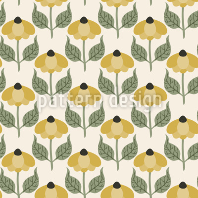 Fecha floral Estampado Vectorial Sin Costura