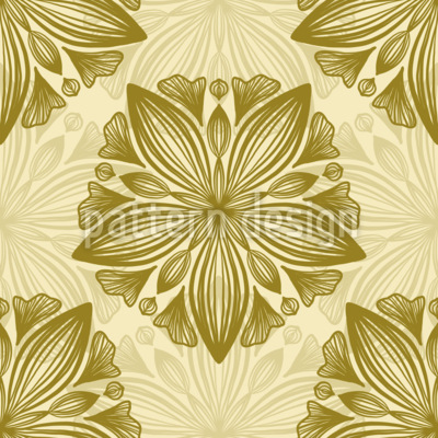 ميدالية زهرية تصميم نمط ناقلات سلس