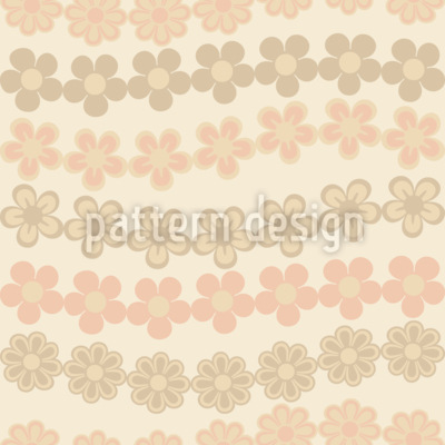 Guirnalda de margaritas Estampado Vectorial Sin Costura