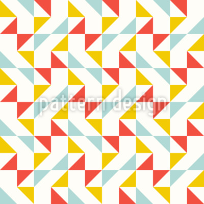 Geometrische strikken Naadloos vectorpatroon ontwerp