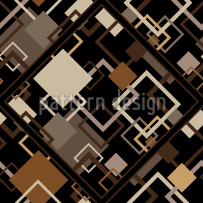 Cuadrados apilados Estampado Vectorial Sin Costura