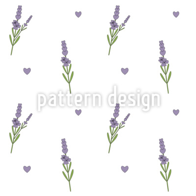 लवली लैवेंडर सीमलेस वेक्टर पैटर्न डिजाइन